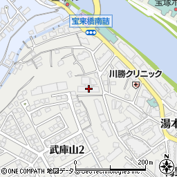 コスモ宝塚武庫山周辺の地図