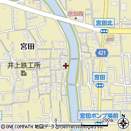 兵庫県姫路市勝原区宮田626周辺の地図