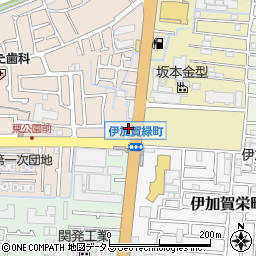 枚方伊加賀西町郵便局 ＡＴＭ周辺の地図