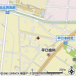 静岡県浜松市浜名区平口391周辺の地図