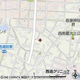 静岡県浜松市浜名区西美薗2073-7周辺の地図