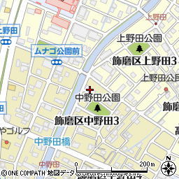 リベール姫路中野田公園周辺の地図
