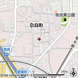 大阪府茨木市奈良町周辺の地図