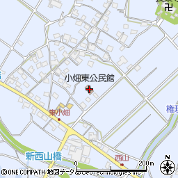 小畑東公民館周辺の地図