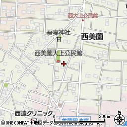 静岡県浜松市浜名区西美薗2204周辺の地図