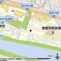 兵庫県宝塚市武庫川町周辺の地図