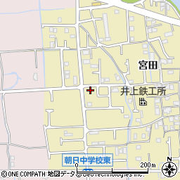 兵庫県姫路市勝原区宮田708周辺の地図