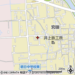 兵庫県姫路市勝原区宮田699-14周辺の地図