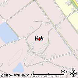 岡山県赤磐市佐古周辺の地図