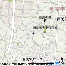 静岡県浜松市浜名区西美薗2165周辺の地図