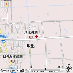兵庫県姫路市網干区坂出257周辺の地図