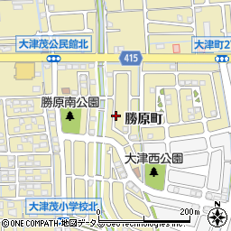 兵庫県姫路市勝原区（勝原町）周辺の地図