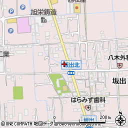 兵庫県姫路市網干区坂出220周辺の地図