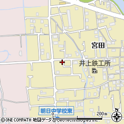 兵庫県姫路市勝原区宮田699-7周辺の地図