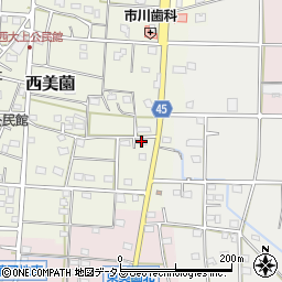 静岡県浜松市浜名区西美薗2309周辺の地図