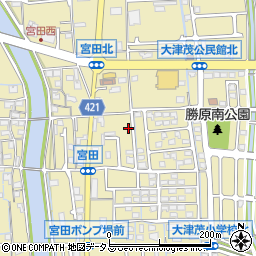 兵庫県姫路市勝原区宮田48-5周辺の地図