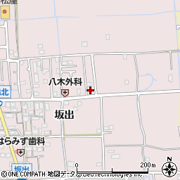 兵庫県姫路市網干区坂出251-4周辺の地図