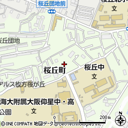 大阪府枚方市桜丘町34周辺の地図
