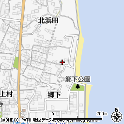 愛知県知多郡美浜町布土郷下10周辺の地図
