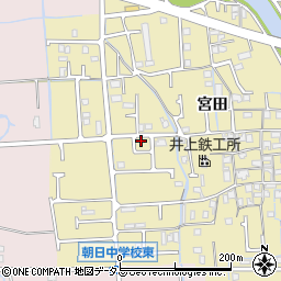 兵庫県姫路市勝原区宮田699-6周辺の地図