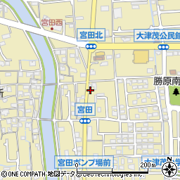 兵庫県姫路市勝原区宮田36周辺の地図