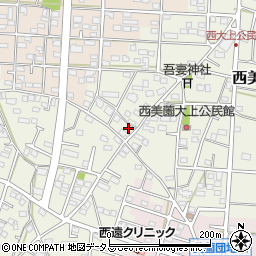 静岡県浜松市浜名区西美薗2436-1周辺の地図