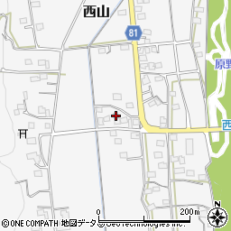 静岡県掛川市西山386周辺の地図