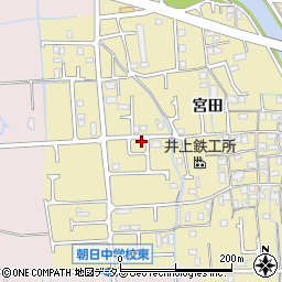 兵庫県姫路市勝原区宮田699-3周辺の地図