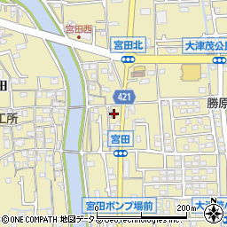 兵庫県姫路市勝原区宮田8-10周辺の地図