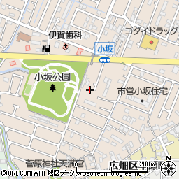 兵庫県姫路市広畑区小坂120-15周辺の地図
