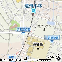 静岡県浜松市浜名区小林1652周辺の地図