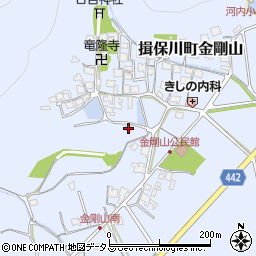 兵庫県たつの市揖保川町金剛山425周辺の地図