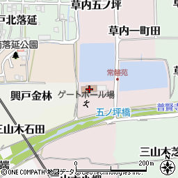 京田辺市老人福祉センター周辺の地図
