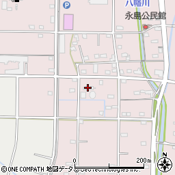 静岡県浜松市浜名区永島373周辺の地図