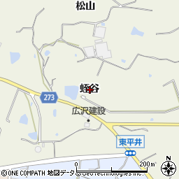 愛知県知多郡美浜町上野間蛭谷周辺の地図