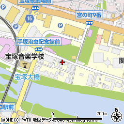 ティアラ宝塚周辺の地図