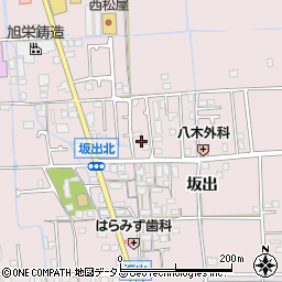 兵庫県姫路市網干区坂出222-17周辺の地図