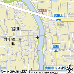 兵庫県姫路市勝原区宮田625周辺の地図