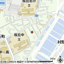 大阪府枚方市桜丘町79-22周辺の地図