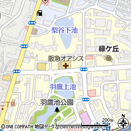 阪急オアシス豊中少路店周辺の地図
