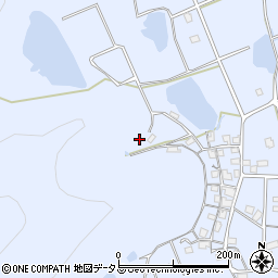 兵庫県加古川市志方町西山周辺の地図
