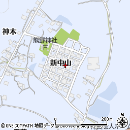 兵庫県加古川市平荘町新中山周辺の地図
