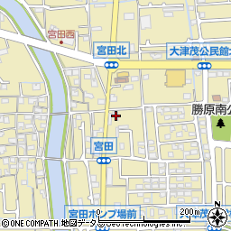 兵庫県姫路市勝原区宮田39周辺の地図