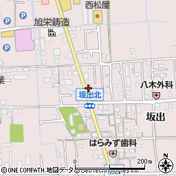 兵庫県姫路市網干区坂出17-1周辺の地図