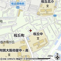 大阪府枚方市桜丘町31周辺の地図