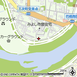 広島県三次市三次町2145-1周辺の地図