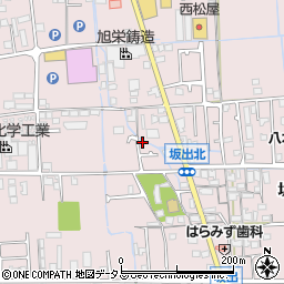 兵庫県姫路市網干区坂出178-20周辺の地図