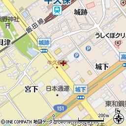 オータ豊川店周辺の地図