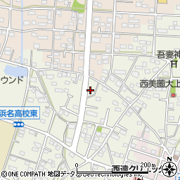 静岡県浜松市浜名区西美薗2078周辺の地図