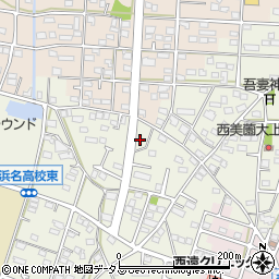 静岡県浜松市浜名区西美薗2078周辺の地図